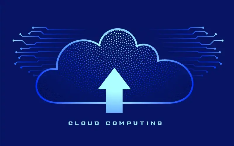 Cloud computing image.