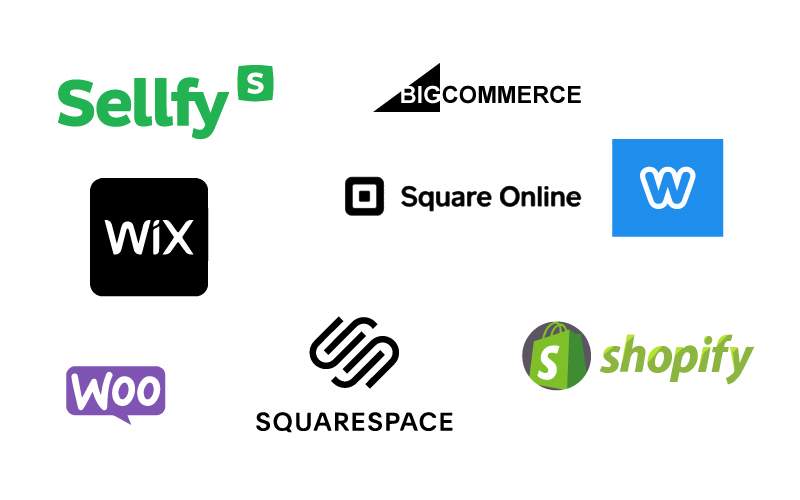 Different ecommerce platforms available in Australia.