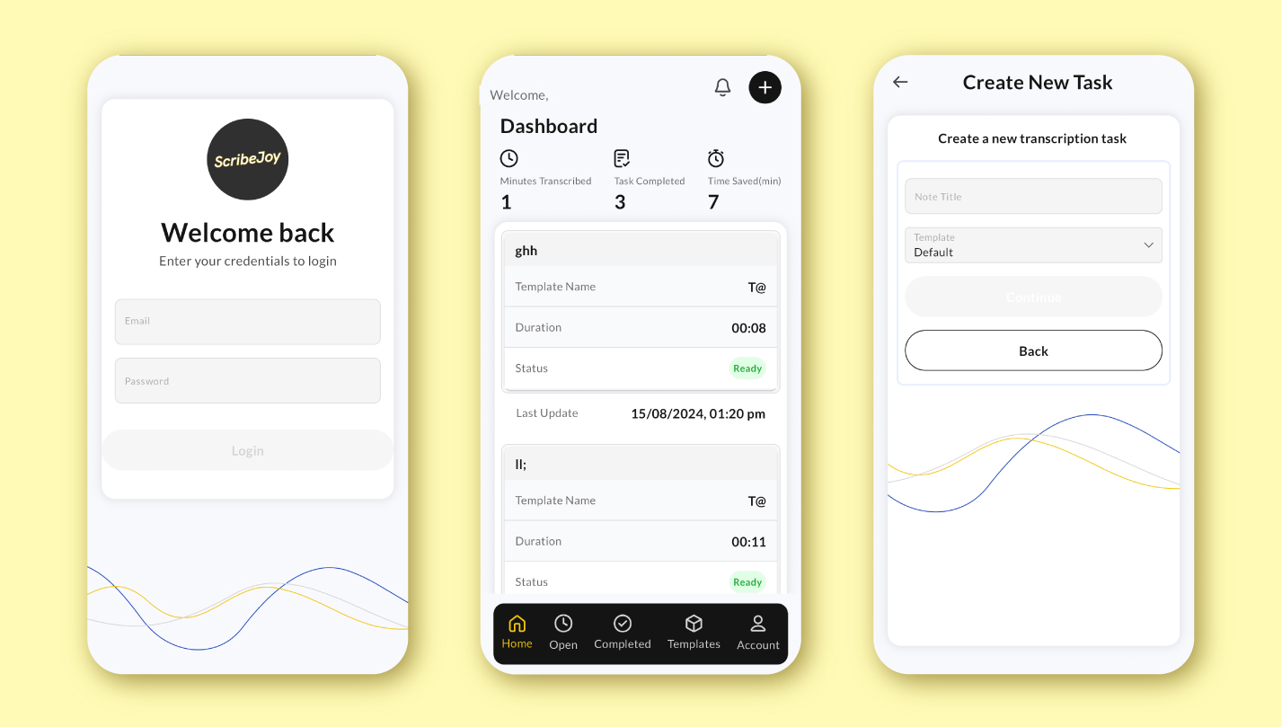 ScribeJoy | Medical transcription software powered by AI